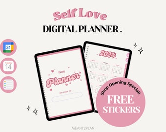 2024 Digital Planner | GoodNotes Planner, Weekly Planner, iPad Planner, Google/Apple Calendar Links, Notability Planner, Digital Stickers