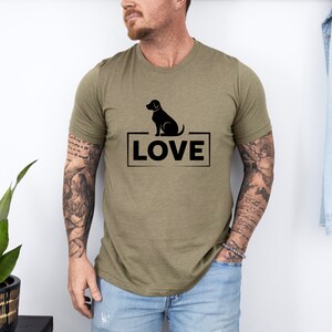 Love, Shirt,  Be The Person Your Dog Thinks You Are, Pawrent, Dog Lover Shirt, Heather, Comfort Colors, Adopt, Dog Outfit, Shirt & Tee