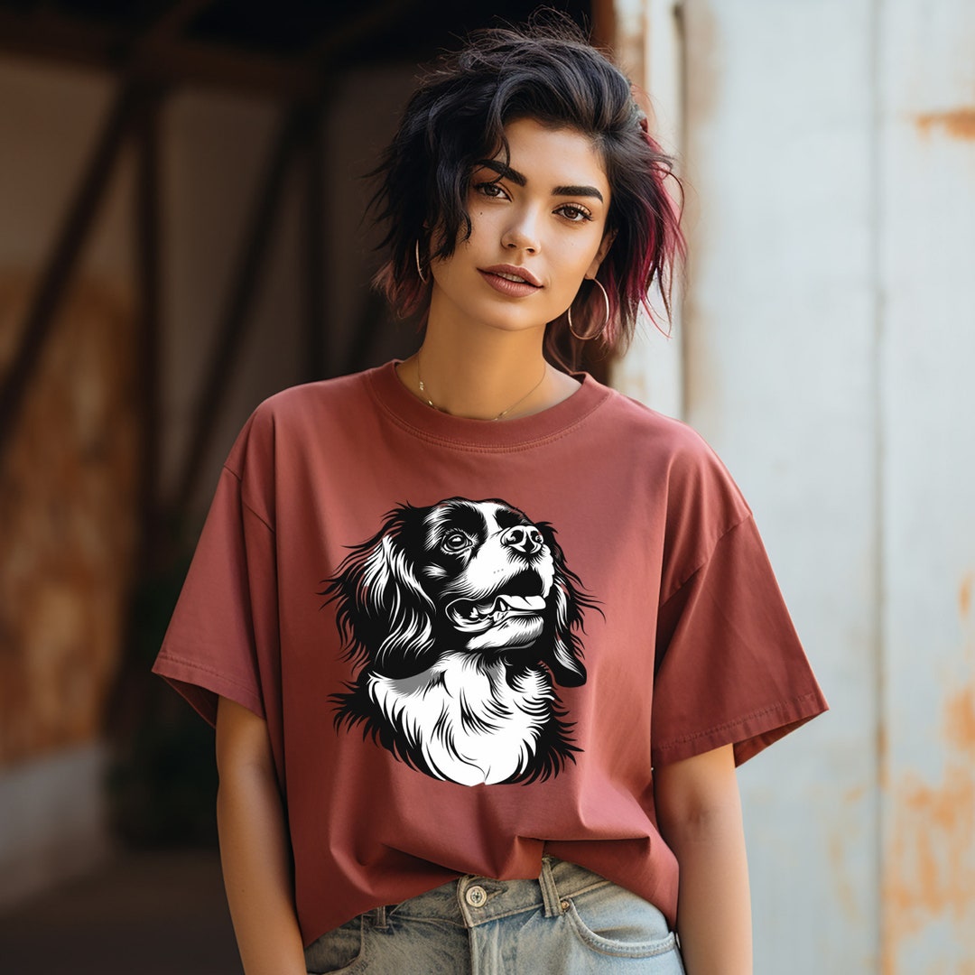 Dog Lover Shirt, Dog Owner Shirt, Women Dog Tshirt, Women Tee, Animal Love Shirt, Cavalier King