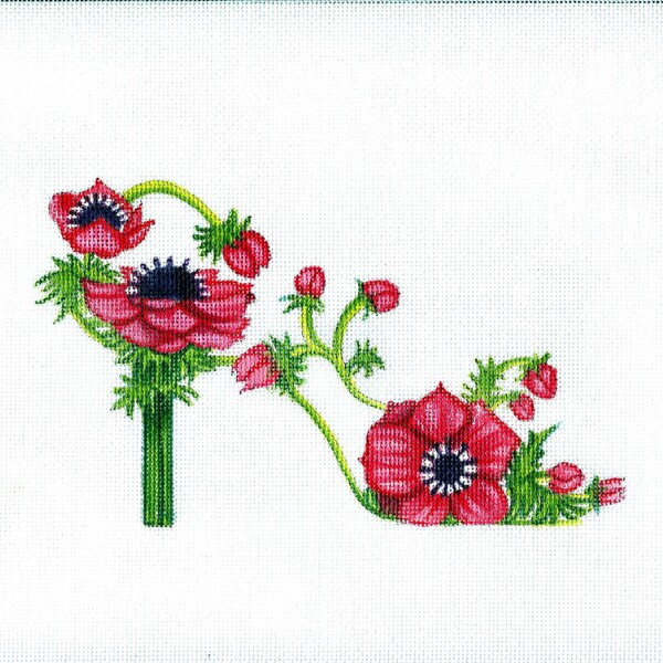 Needlepoint Shoe Kit Etsy