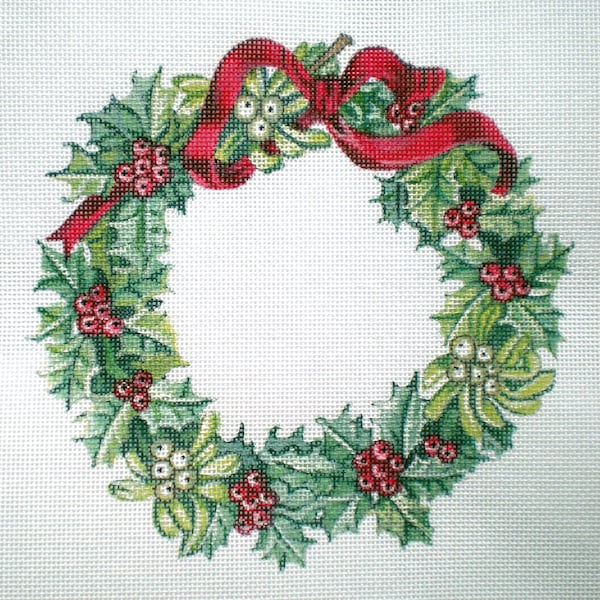 Needlepoint Wreath Etsy
