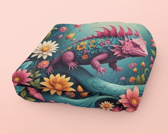 Gooi deken met dierenprint | Salamander Grafisch Ontwerp