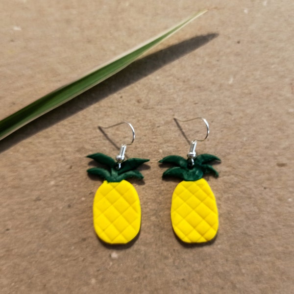 Boucles d'oreilles Ananas