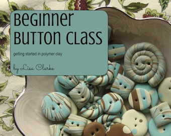 Beginner Button Class Polymer Clay Tutorial