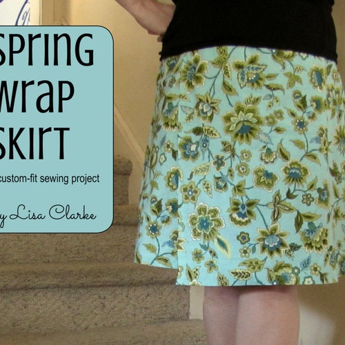 Spring Wrap Skirt Sewing Pattern and Tutorial - Etsy