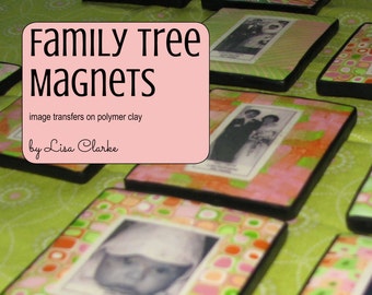 Family Tree Magnets Polymer Clay Tutorial