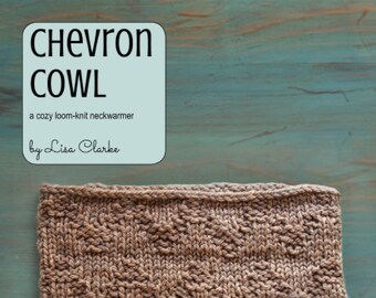 Chevron Cowl Loom Knitting Pattern