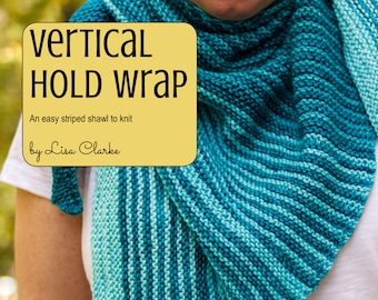 Vertical Hold Wrap Knitting Pattern