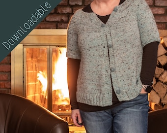 Fireside Cardigan Knitting Pattern