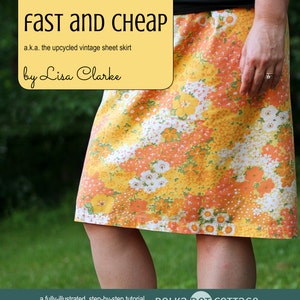 I Like My Skirts Fast and Cheap Sewing Pattern and Tutorial
