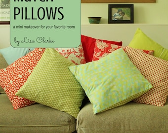 Mix and Match Pillows Sewing Pattern and Tutorial