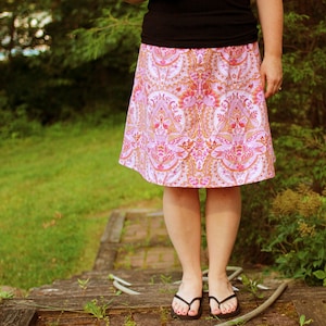 Easy A-Line Skirt Sewing Pattern and Tutorial image 2