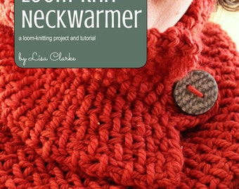 Luxurious Neckwarmer Loom Knitting Pattern and Tutorial