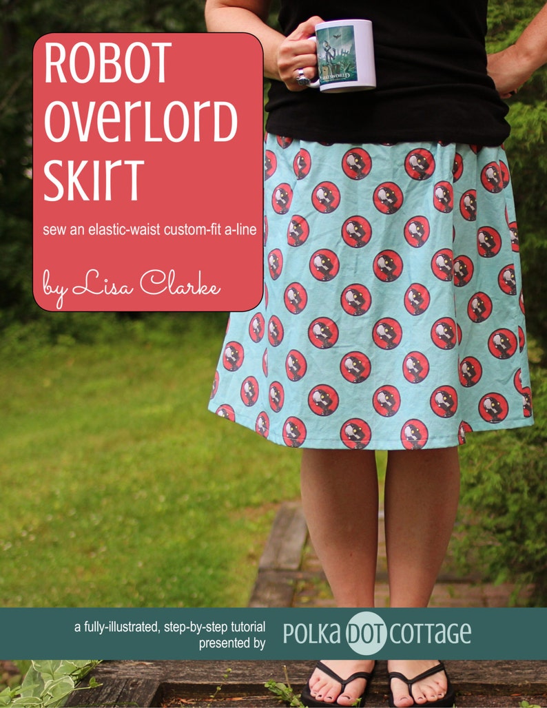 Easy A-Line Skirt Sewing Pattern and Tutorial image 4