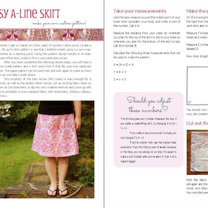 Easy A-Line Skirt Sewing Pattern and Tutorial image 5