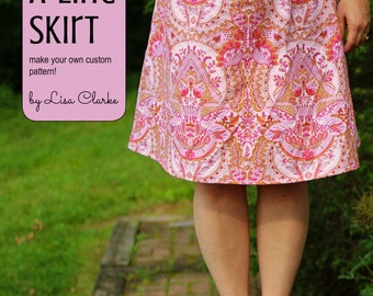 Easy A-Line Skirt Sewing Pattern and Tutorial