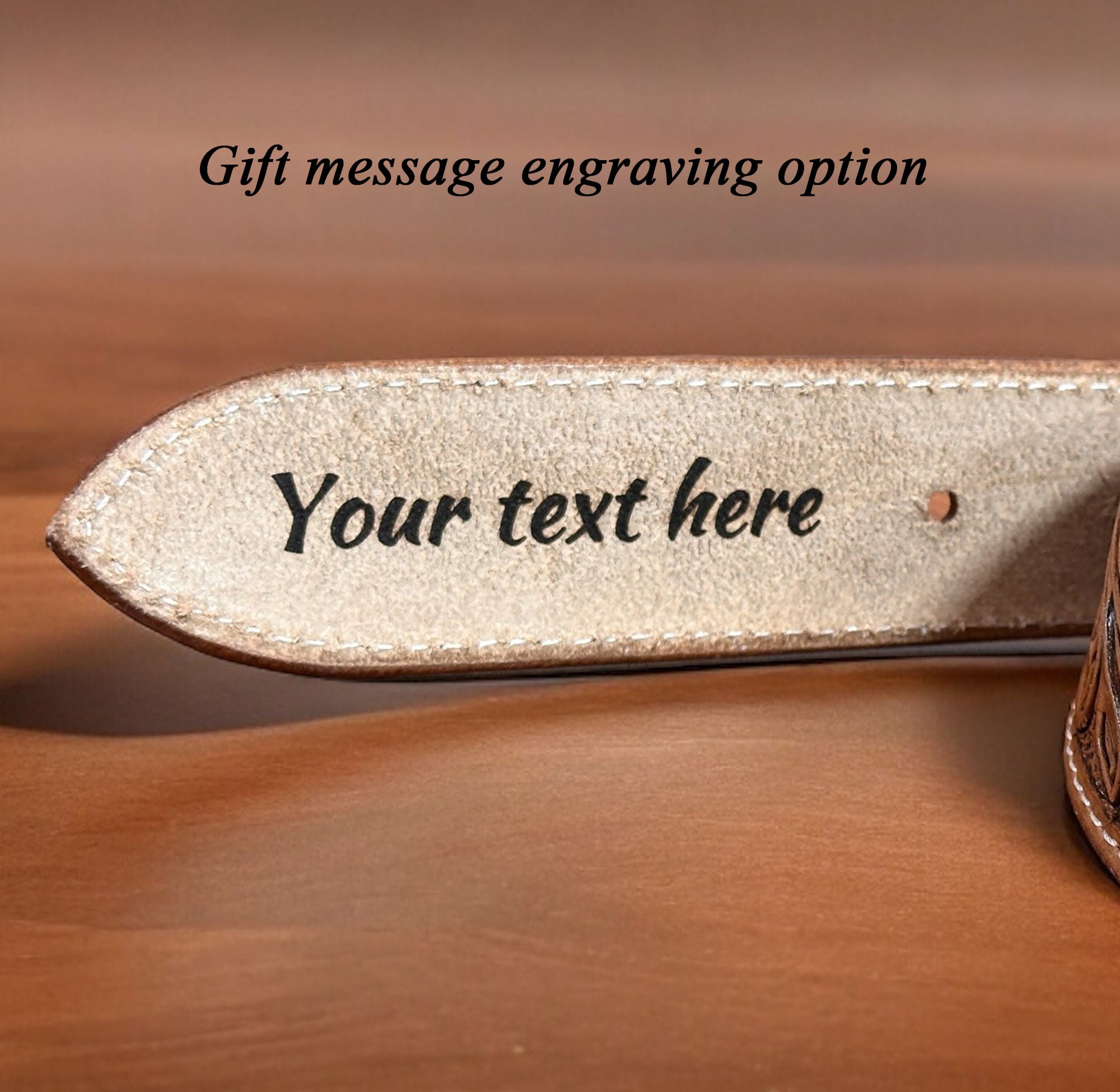 personalized western belts