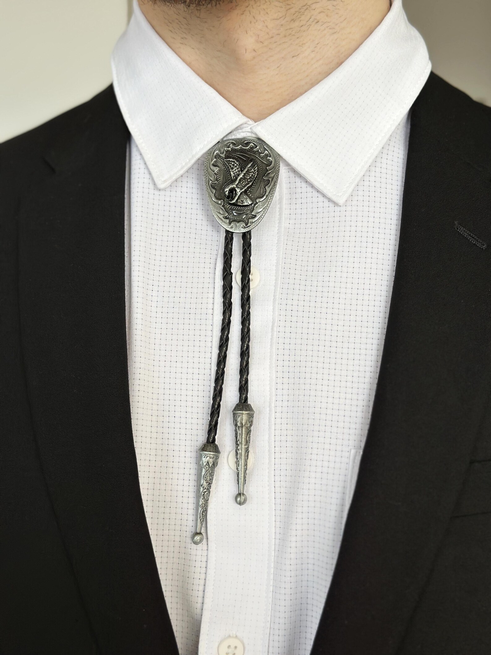 Western Cowboy Eagle Bolo Tie for Men and Women Country Cowboy Cowgirl ...