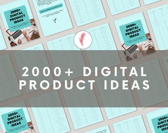 Etsy Digital Product 2000 idéer, vad man ska sälja på Etsy, hur man säljer på Etsy, sälja på Etsy, Bästsäljande varor på Etsy