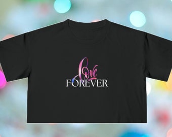 Love Forever Women's Crop Tee