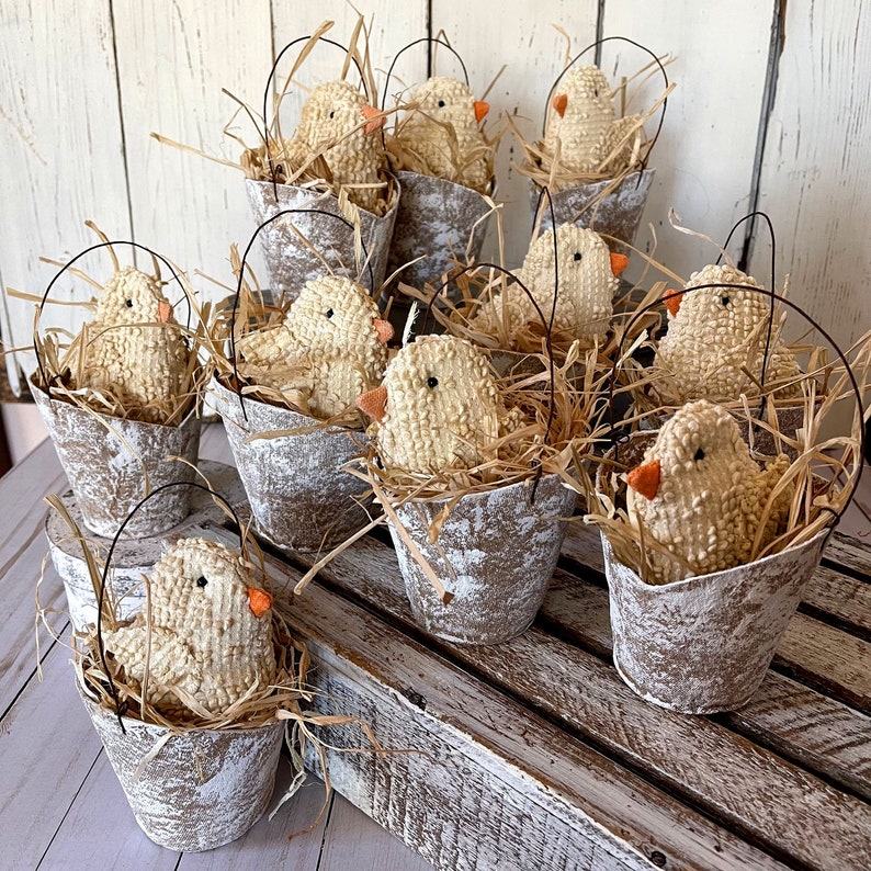 Primitive Spring Easter Chicks, home decor image 3