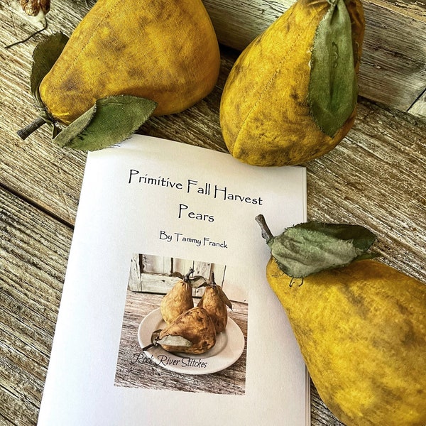 PATTERN Primitive Fall Harvest Pears PATTERN, PDF Pattern