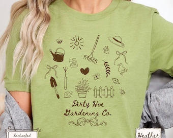 Dirty Hoe Gardening Co T-Shirt: Funny Garden Humor Tee