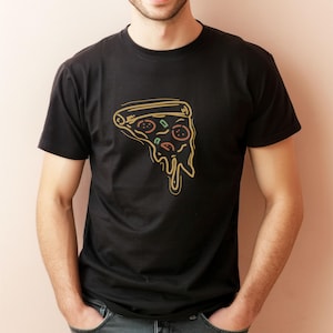 Cheesy Pizza, Pizza Lover Tee, Fast Food Shirt, Cute Foodie T-Shirt, Gift For a Pizza Lover, Fast Food Lover Tee, Pizza T-Shirt