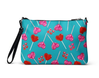 Borsa a tracolla Lollipop Red/Pink/Turquoise