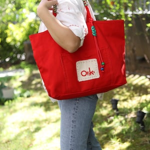 Cotton Canvas Bag, Giant Tote Bag, Gift For Her, Really Big Bag,Large Weekend Bag, Giant Canvas  Bag, Maxi Tote , Oversized Canvas Bag