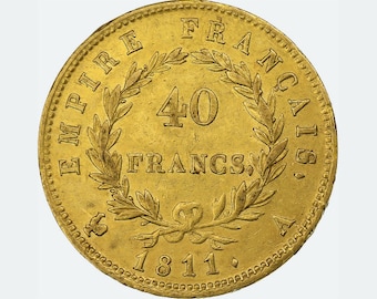 40 Franc Napoleon Coin