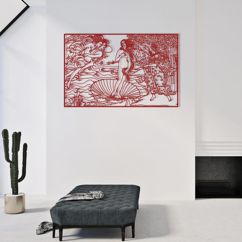 Sandro Botticelli 'The Birth Of Venus' – Framed Canvas Giclee Print Wall Art In Multiple Sizes