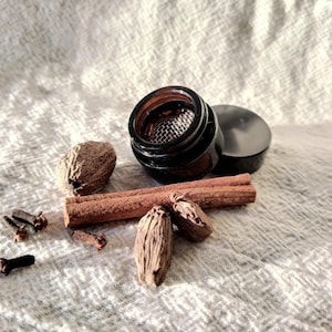 Inhalador de hierbas tailandesas orgánicas / Alivio del dolor de cabeza, fatiga y sinusitis / Mentol, clavo, canela, alcanfor