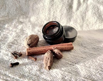 Organic Thai Herbal Inhaler | Headache, Fatigue, Sinus Relief | Hand-Pounded Clove, Cinnamon, Camphor, Menthol