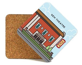 Gem Theatre Coaster