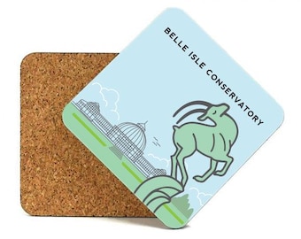 Belle Isle Conservatory Coaster