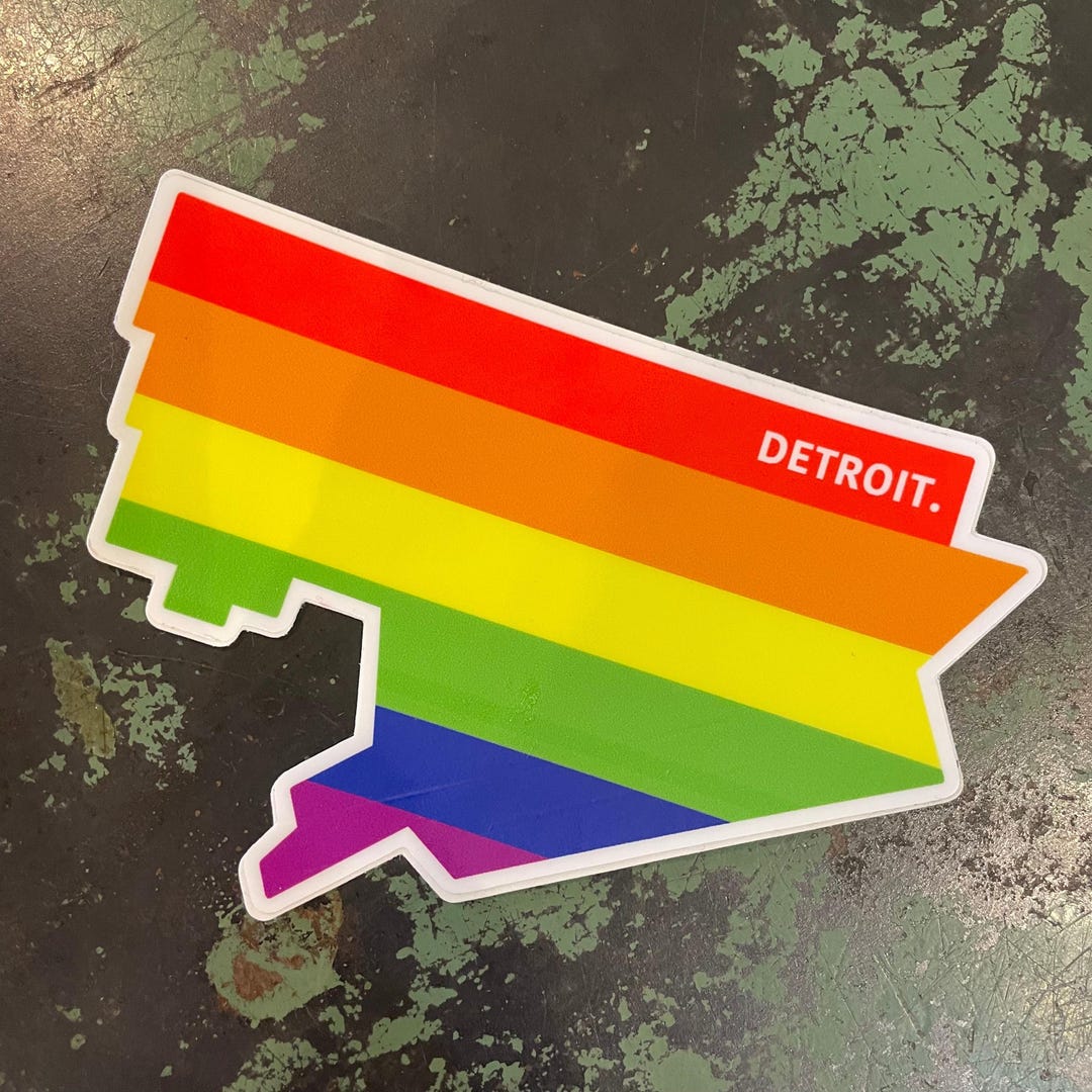 Pride Detroit Sticker - Etsy