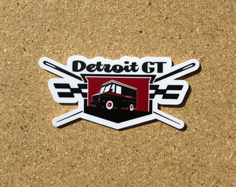 Detroit GT Logo Sticker