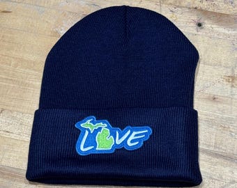 Michigan Love Beanie