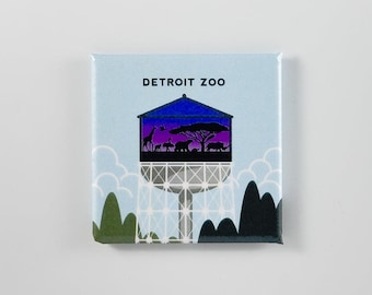 Detroit Zoo magnet
