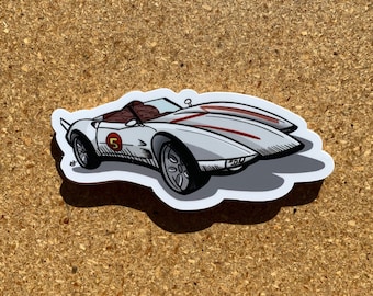 Mach Five Speed Racer Car Sticker