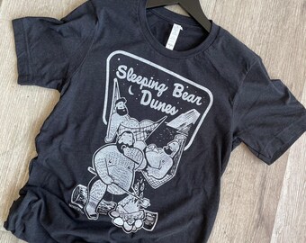Sleeping Bear Dunes unisex - Black athletic heathered tee