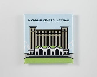 Michigan Central Station magnet