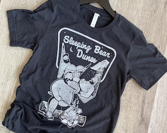 Sleeping Bear Dunes unisex - Black athletic heathered tee