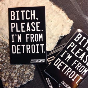 Bitch Please. I&#39;m From Detroit - Sticker
