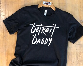 Detroit Daddy Tee Black Tee