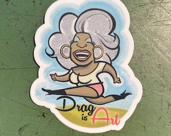 Drag is Art Sticker