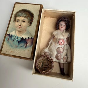 Antique Lithograph Doll - Etsy