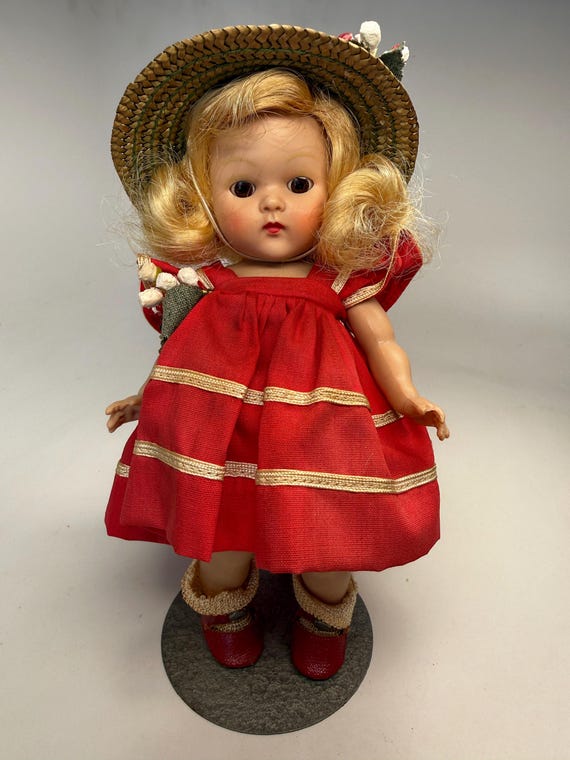 Strung Vogue Ginny Doll With Original "Glad" Outfit And Stand