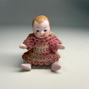 Hertwig Tiny Bisque Doll - Etsy
